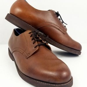 Florsheim Mens Comfortech Brown Leather Oxfords